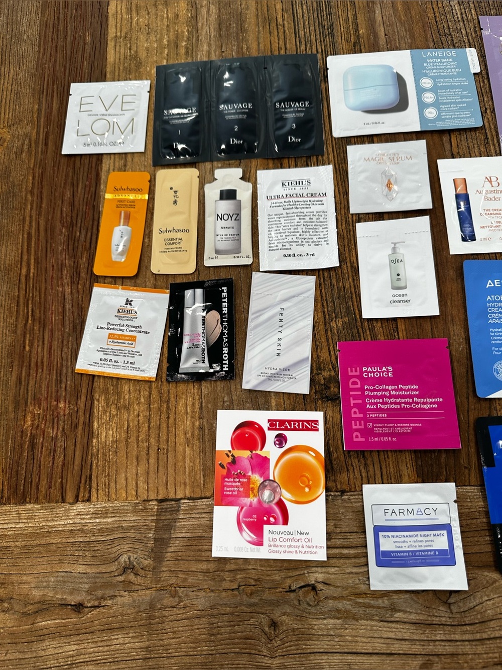 Assorted Women’s Skincare Sample Pack - Mixed Brands - Pink & Blue - Picture 3 of 3